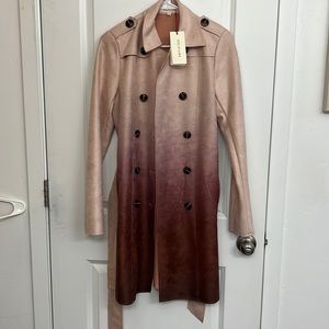 Solitaire Long Ombre trench Coat